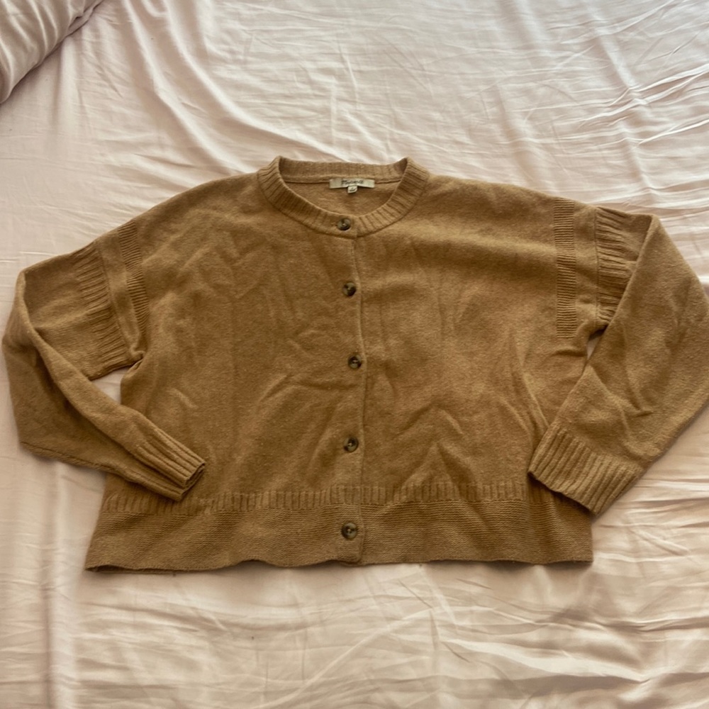 Madewell camel sweater